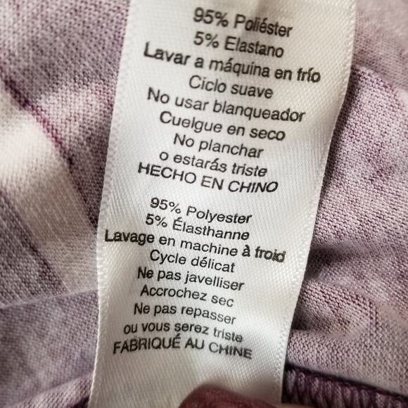 NWOT's - LuLaRoe Purple Striped Tunic Style Pullover Long Sleeve Size 2XL - Picture 7 of 8